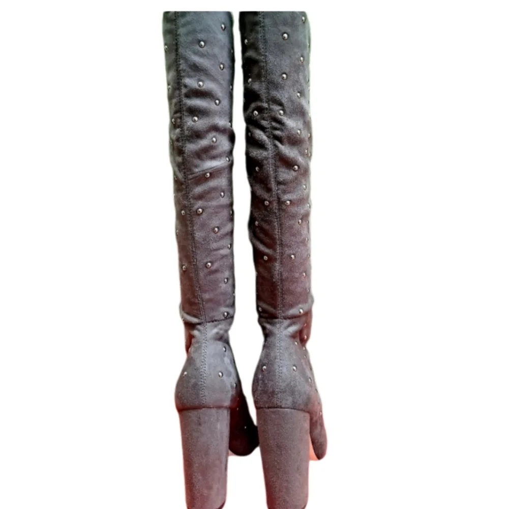 🔥NEW Minor call outs $159 Jessica Simpson Gray Bressy Tall Fashion Boot 7 - Picture 6 of 10